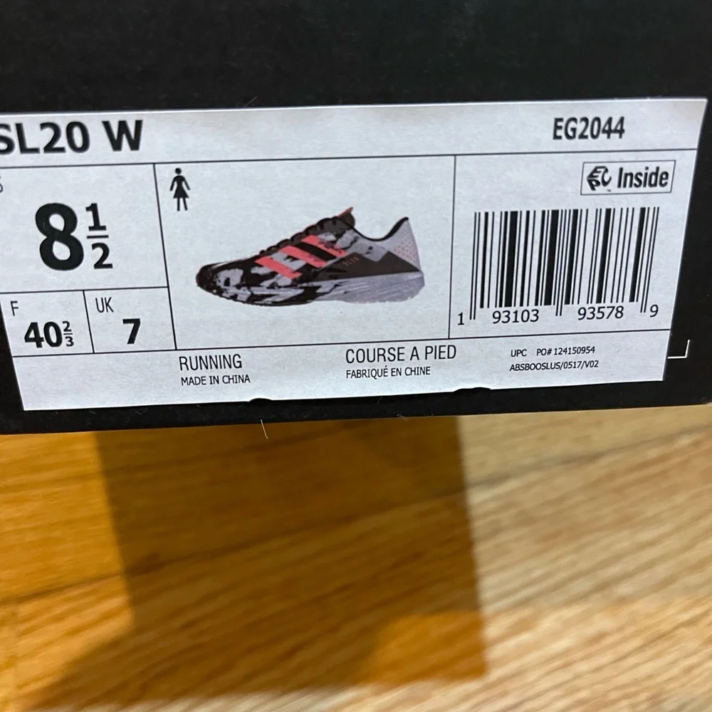 Adidas black and coral sneakers. Size: 8.5 - Picture 7 of 7